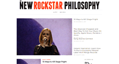 Desktop Screenshot of newrockstarphilosophy.com