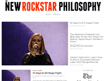 Tablet Screenshot of newrockstarphilosophy.com